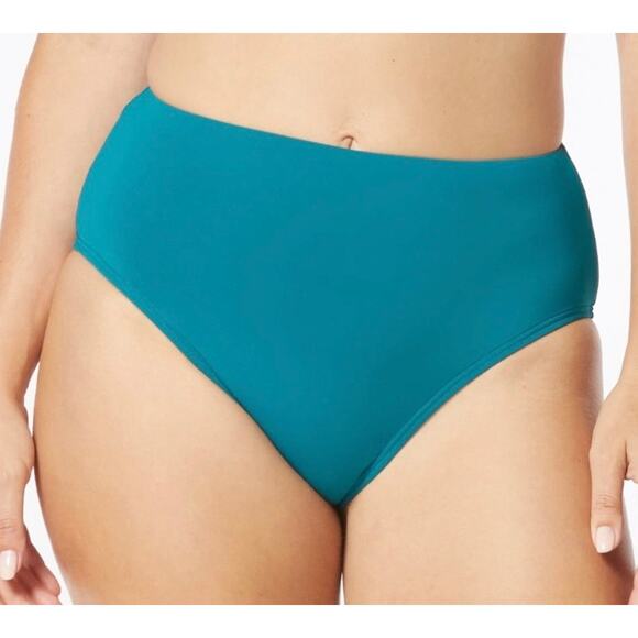 Coco Reef Thrive High Waist Bikini Bottom Keepsake Fiji Green S NWT - Picture 1 of 2